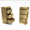 Gold Salon Trolley - Luxury Gold Salon Beauty Barber Trolley by Nova