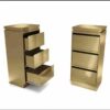 Gold Salon Trolley - Luxury Gold Salon Beauty Barber Trolley by Nova