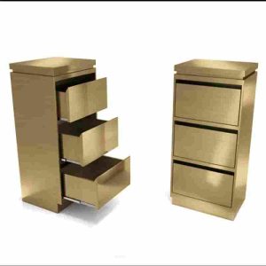 Gold Salon Trolley - Luxury Gold Salon Beauty Barber Trolley by Nova