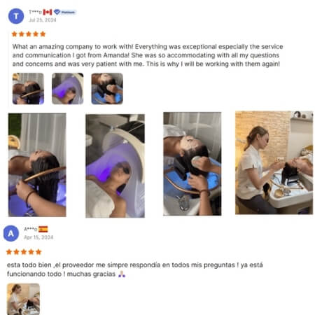 Customers feedbacks about our spa bed1