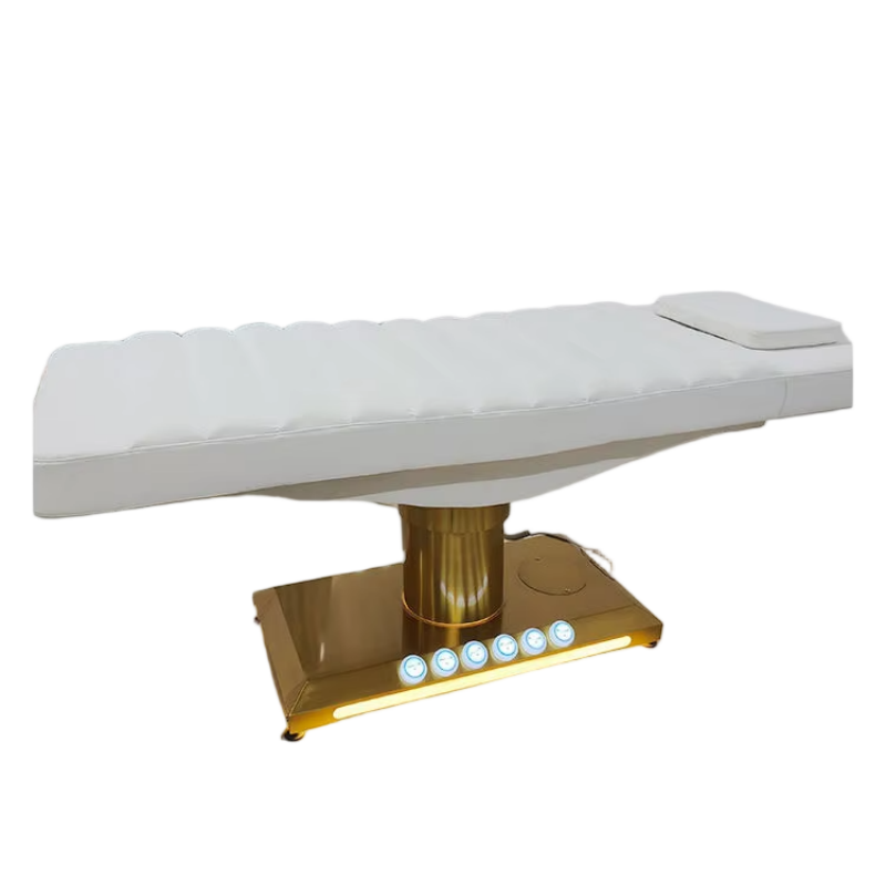 Electric Facial Bed Professional Luxury Gold 3 Motors Spa Salon Bed Co... - Massage Bed | Nova Spa Equipment