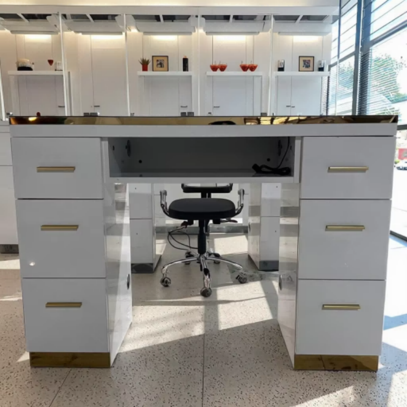 Professional manicure table for nail station - Nova salon furniture