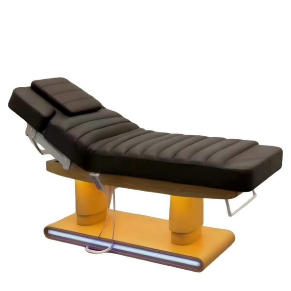 Wooden Base LED Light Double Column High Load Bearing 4 Motor Electric... - Massage Bed | Nova Spa Equipment