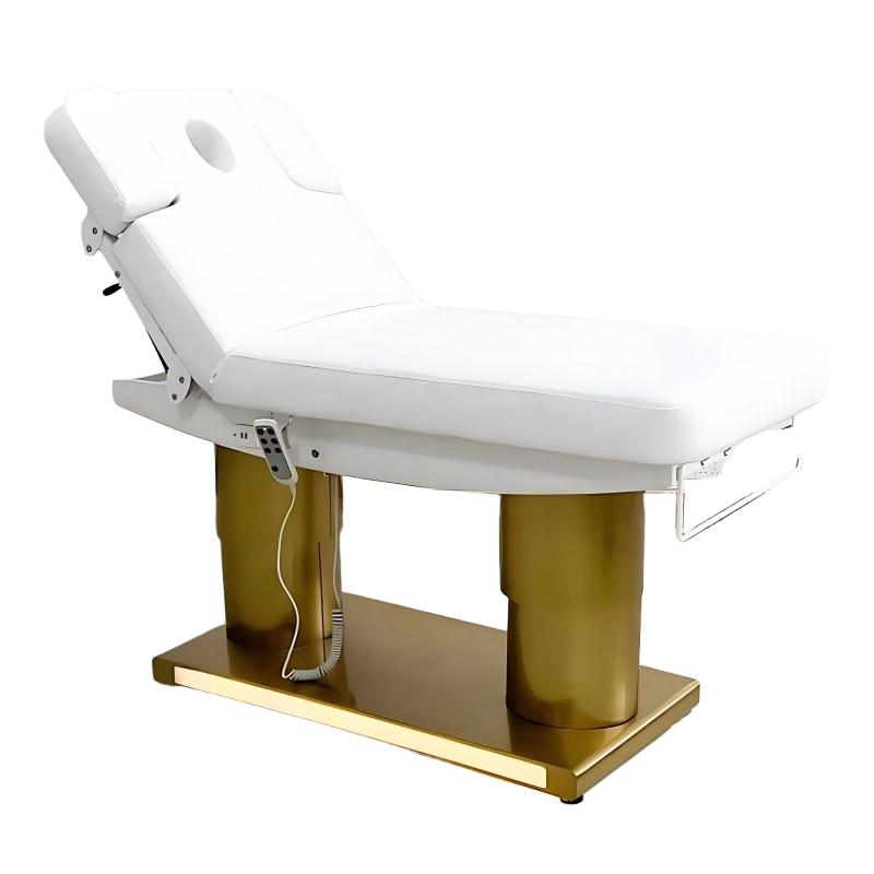 4 Motors Massage Bed Gold Base Cosmetic Bed Heating Function Electric ... - Massage Bed | Nova Spa Equipment