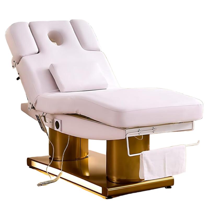 One-Button Lifting Intelligent Heating System Gold Double Column Ambie... - Medical Treatment Bed | Nova Spa Equipment
