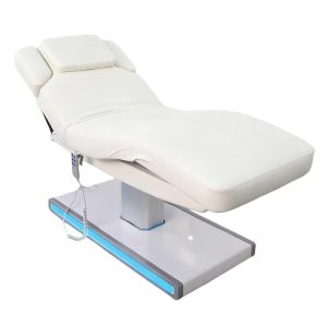 Facial Spa Lash Bed Cosmetic Luxury Modern White Gold Salon Furniture ... - Massage Bed | Nova Spa Equipment