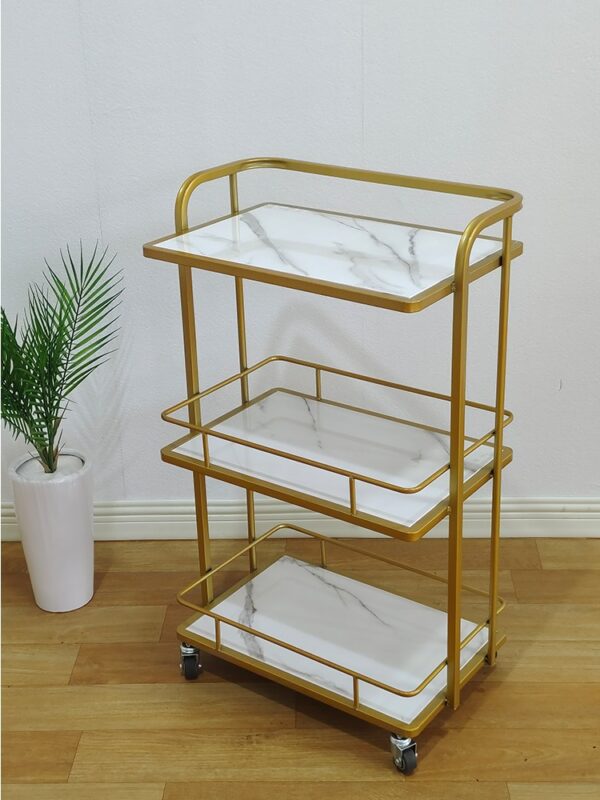 Hair Salon Trolley - Newst White Rolling Barber Spa Facial Ha by Nova