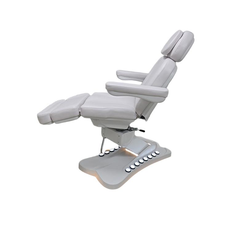 Electric Modern Salon Furniture Beauty Bed 4 Motors Adjustable White C... - Massage Bed | Nova Spa Equipment