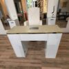 Nova professional nail table with storage for gel nails workstation