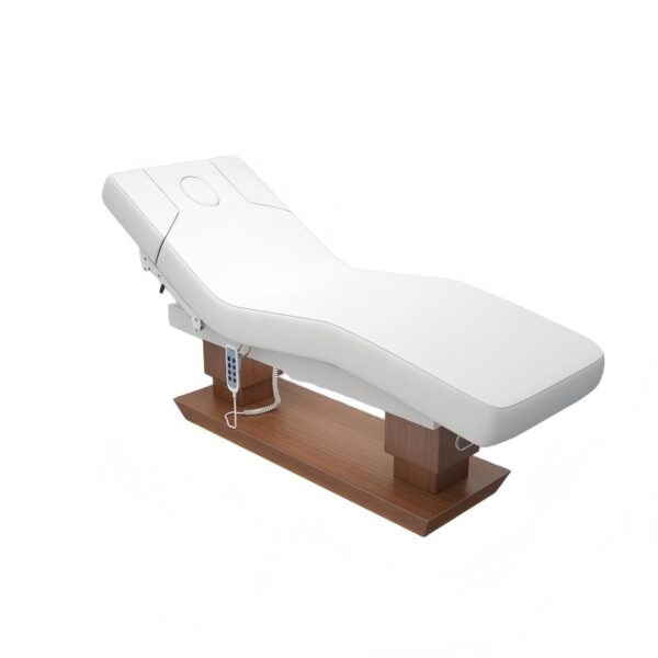 4 Motor Multifunctional Massage Bed with Metal Wood Grain Base - Massage Bed | Nova Spa Equipment