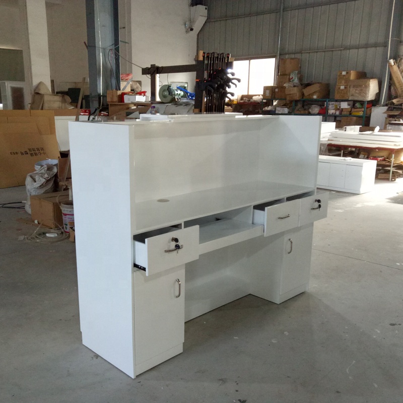 LED lighted salon reception counter table