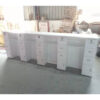 European salon front reception desk counter