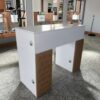 Nova custom marble top manicure table with built-in dust cleaner
