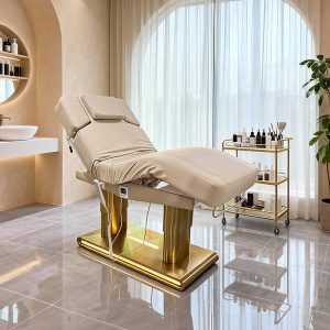 Luxurious 4 Motors Electric Control Heating Facial Massage Table Bed M... - Massage Bed | Nova Spa Equipment