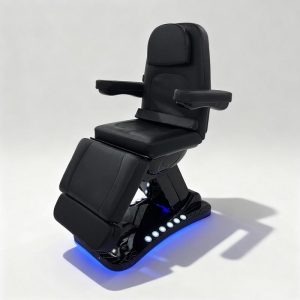 Black Electric 3 Motor Aesthetic Reclining Medical Examination Tattoo ... - Tattoo Bed | Nova Spa Equipment