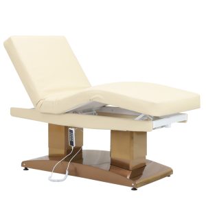 Golden Metal Base Double Column 4 Motor Beauty Massage Bed Can Be Cust... - Massage Bed | Nova Spa Equipment