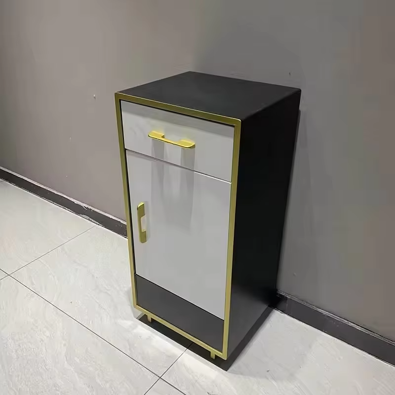 3 Gold Salon Trolley - Beauty Gold Frame Hairdressing Multifunc by Nova