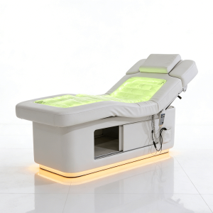 Multifunction Salon Furniture White Water Massage Table Luxury 2 Motor... - Medical Treatment Bed | Nova Spa Equipment