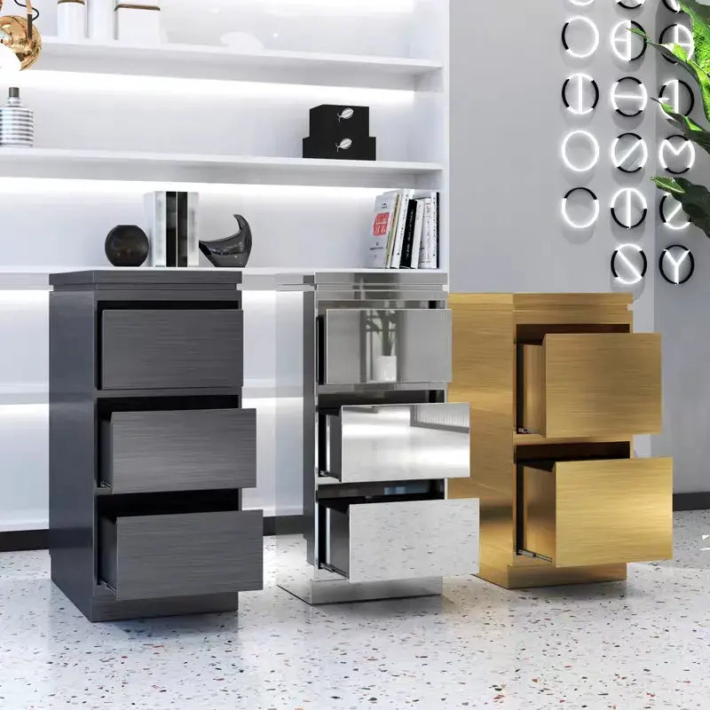 Gold Salon Trolley - Luxury Gold Salon Beauty Barber Trolley by Nova