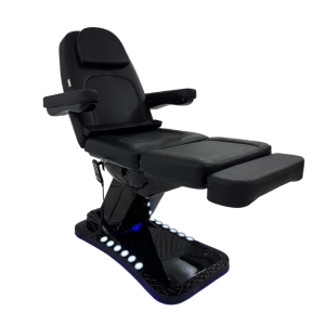 Beauty Salon Furniture Black Massage Table Bed 3 Motors Electric Facia... - Massage Bed | Nova Spa Equipment