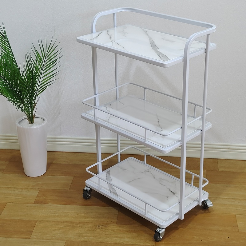 Hair Salon Trolley - Newst White Rolling Barber Spa Facial Ha by Nova
