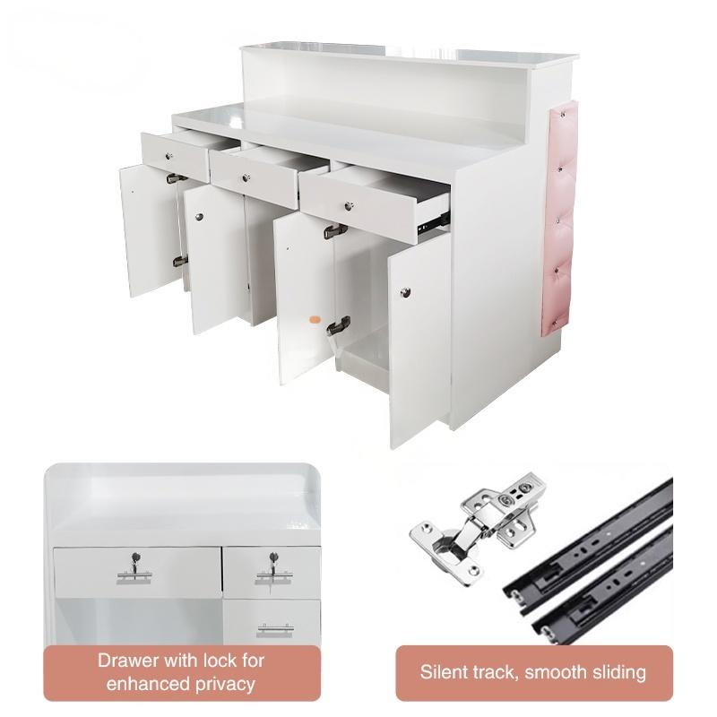 Modern beauty salon bar reception desk