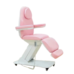 Pink Salon Furniture 3 Motor Spa Facial Massage Bed Luxury White Base ... - Massage Bed | Nova Spa Equipment