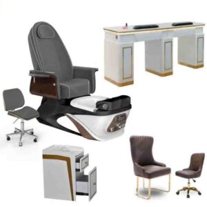 Nova Lagoon Arrival Luxury Nail Salon Lounge Pipeless Cream Spa Pedicure Massage Chair