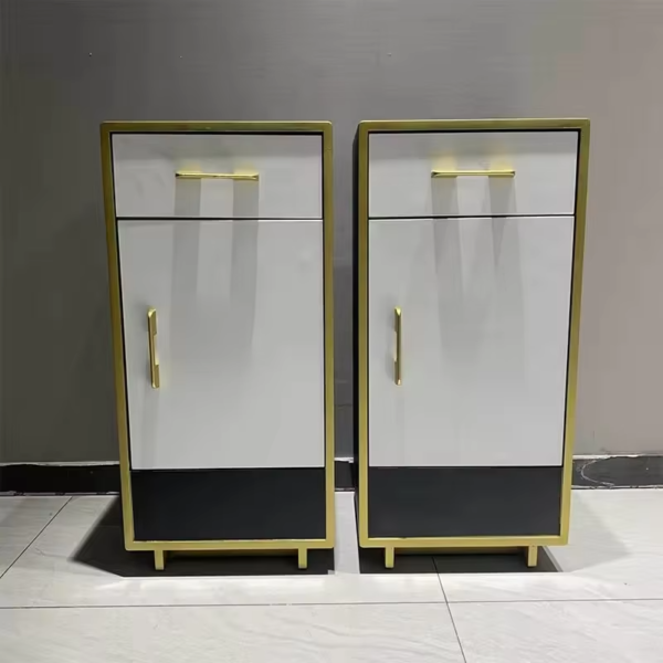 5 Gold Salon Trolley - Beauty Gold Frame Hairdressing Multifunc by Nova