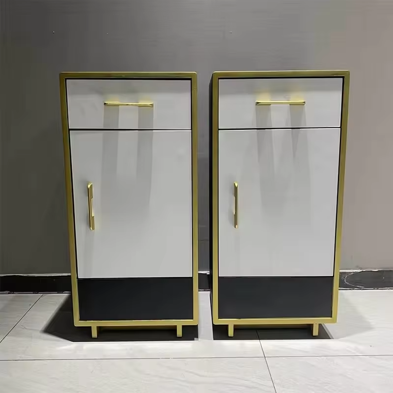 5 Gold Salon Trolley - Beauty Gold Frame Hairdressing Multifunc by Nova
