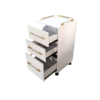 Esthetician Trolley Cart - Barbershop White 3 Tier Beauty Salon Hai by Nova