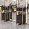 Gold Salon Trolley - Stylish Gold SPA Salon Furniture Trolley by Nova