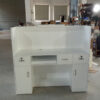 6 Office reception counter wooden salon desk