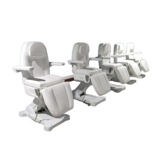 Customized LOGO 3/4 Motors Facial Chair White Beauty Salon Bed Medical... - Tattoo Bed | Nova Spa Equipment