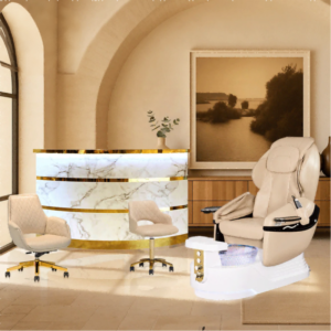 Nova Suite Acetone Resistant Leather Customer Chair of Nail Spa Salon