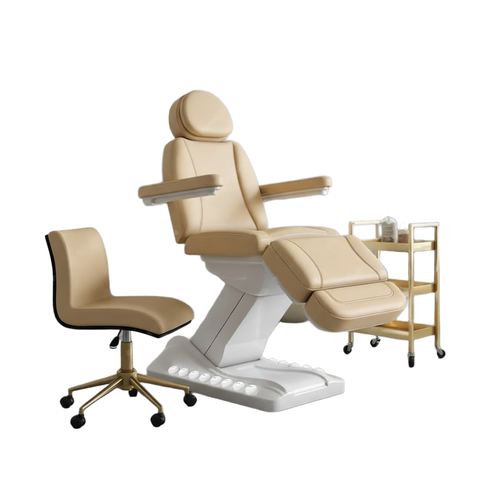 Heating Luxury Beauty Salon Furniture 4 Motors Foot Control Facial Cos... - Medical Treatment Bed | Nova Spa Equipment