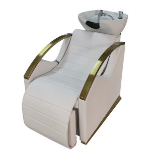 Modern Electric MultiFunctional Hair Salon Barber Furniture Massage Shampoo Chair with Recline Ceramic Footrest for Hair Washing
