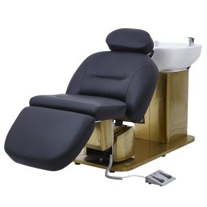 Barber Shop Electric Shampoo Bed Can Lift and Rotate with