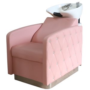 Barbershop Salon Semi-reclining Ceramic Basin Shampoo Bed