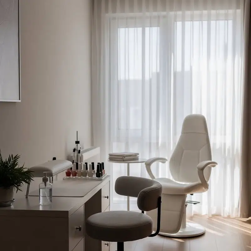 How to Open a Nail Salon in Your Home, the Stress-Free Way with a professional home nail salon setup