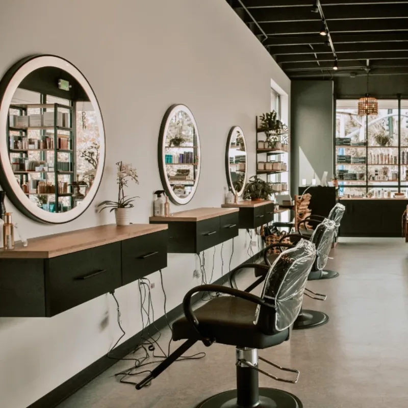 Salon Station Buying Guide cover image showing professional salon station layout