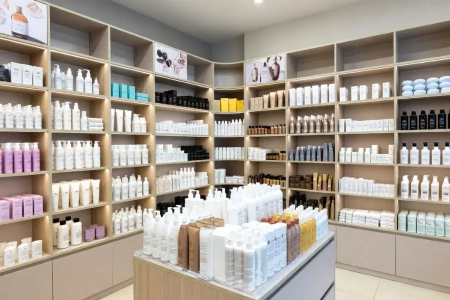 How to Make Your Salon’s Retail Pop through organized salon retail displays