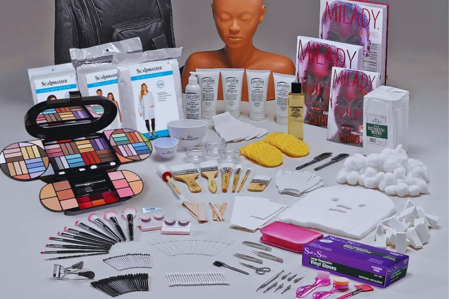 Essential Esthetician Supplies List of daily-use disposable tools and hygiene items
