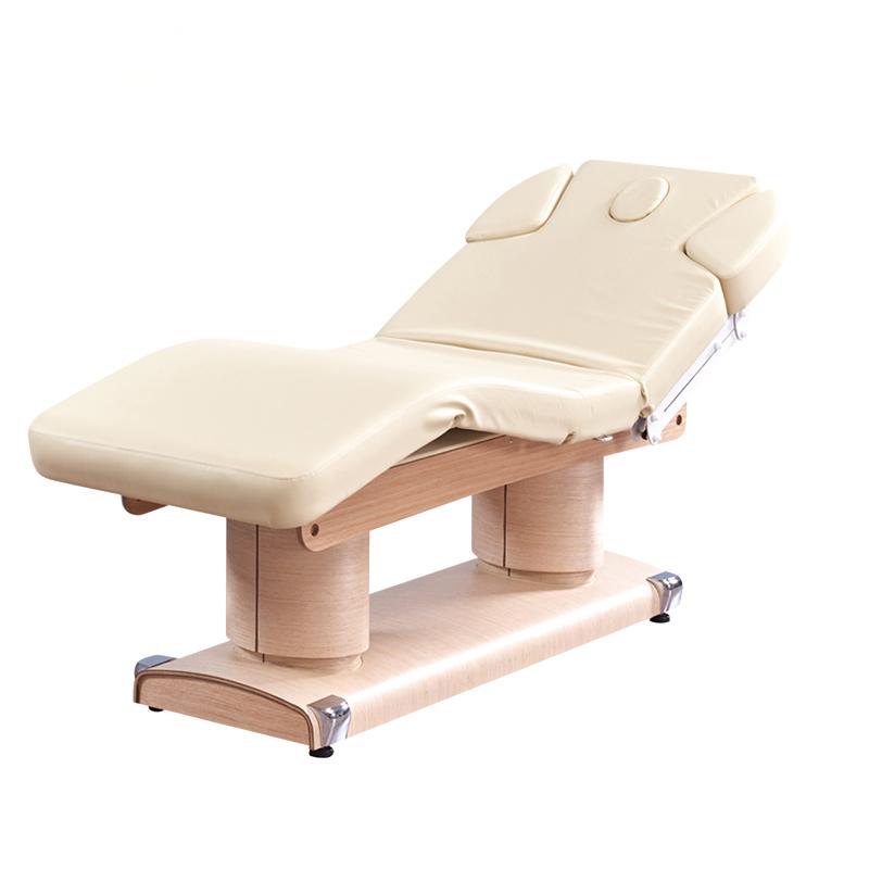 4 Motors Customized Color Wooden Grain Base Electric Massage Table Bed... - Massage Bed | Nova Spa Equipment