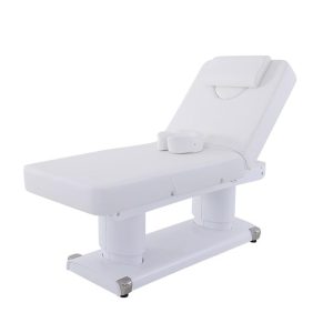 Smart Electric Massage Table Bed with Wooden Base Adjustable Reclining... - Massage Bed | Nova Spa Equipment