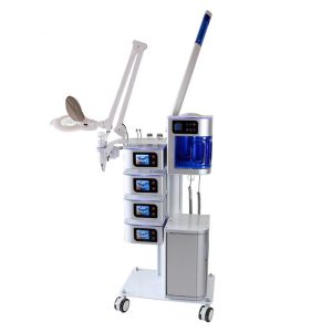 7 in 1 Multifunction Digital Touch-screen Esthetician Equipment Facial Spa Steamer with Magnifying Glass and Towel Steamer