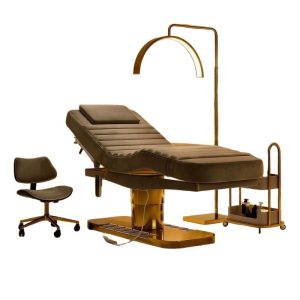 Beauty Salon Furniture Medical Facial Spa Bed Gold 3 Motors Electric S... - Medical Treatment Bed | Nova Spa Equipment
