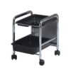 1 Plastic Salon Trolley - Modern Black Beauty Salon Trolley Cart w by Nova