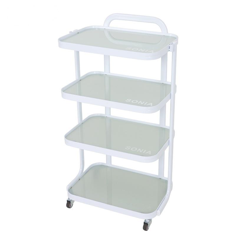 1 Glass Salon Trolley - Customizable Heavy Duty Trolley for Beau by Nova