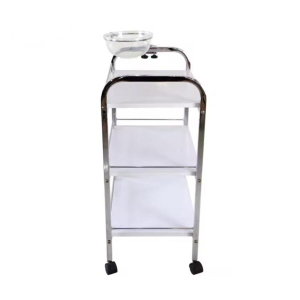 1 Metal Salon Trolley - 3-Level Modern Stainless Steel Salon Tro by Nova
